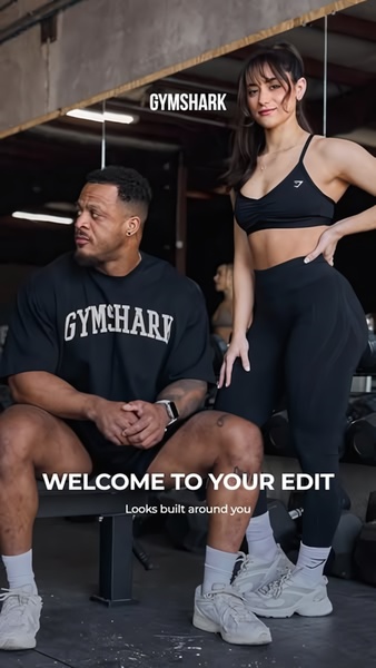 activewear, athletic wear, gym clothes, workout clothes, fitness apparel, sportswear, athletic clothing, brand awareness, lifestyle, energetic, trustworthy, neutral, black